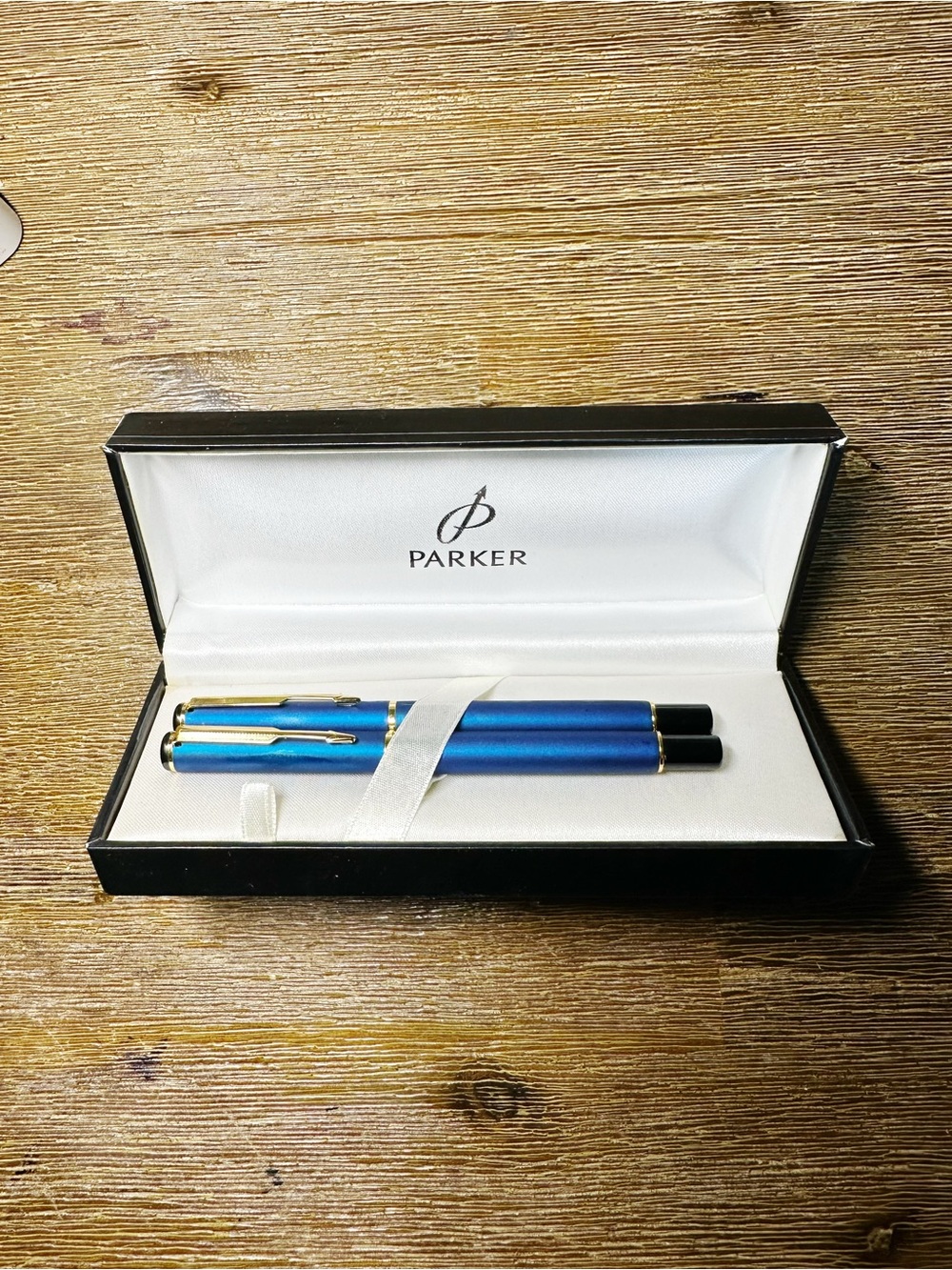 Parker Rialto  88 Gold Plated Fountain & Ballpoint Pen Set - Parker Collector's